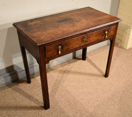18th century oak side table