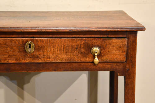 18th century oak side table