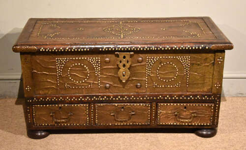 19th century teak Zanzibar trunk