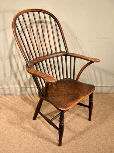 Early 19th century stick back Windsor chair