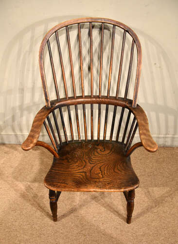 Early 19th century stick back Windsor chair