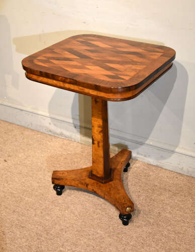Rare Willian IV wood specimen table