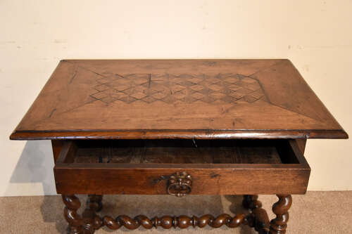 Late 17th Century Parquetry side table