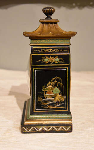 Chinoiserie Mantel Timepiece Clock