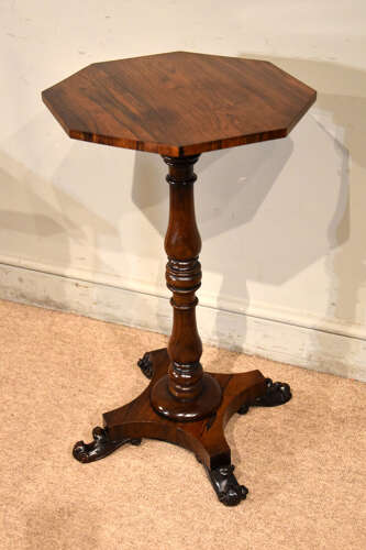 Regency rosewood lamp table
