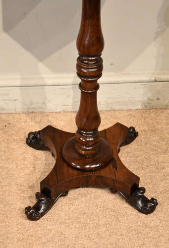 Regency rosewood lamp table