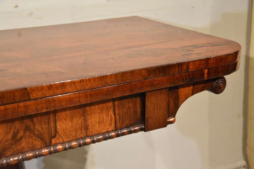 Regency rosewood games table