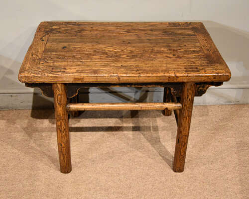 19th century Chinese elm coffee table