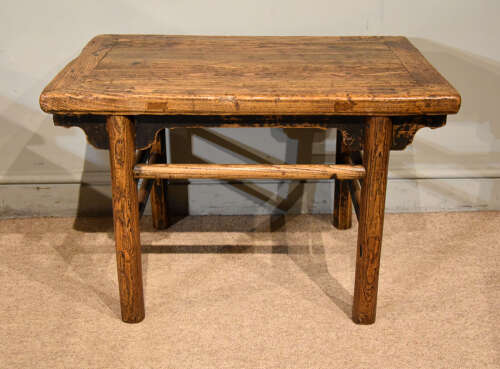 19th century Chinese elm coffee table