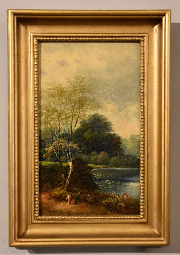 Oil Painting Pair by George Harris 