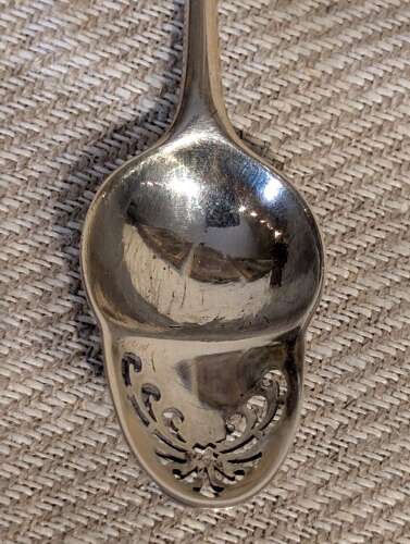 Silver moat spoon by Elizabeth Oldfield