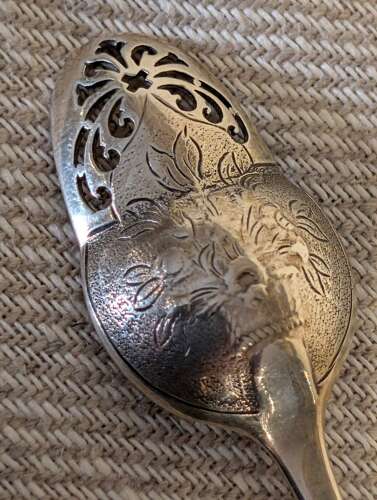 Silver moat spoon by Elizabeth Oldfield