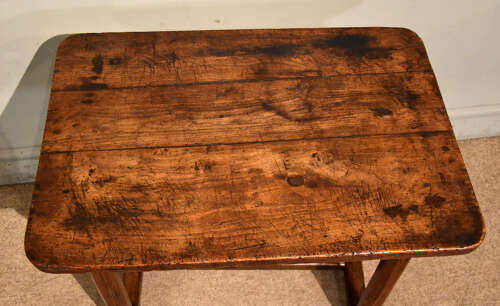 Late 17th century oak side table