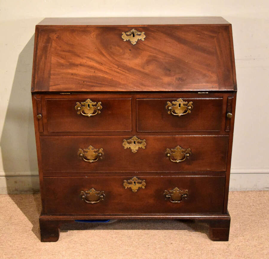 George II Cuban mahogany bureau