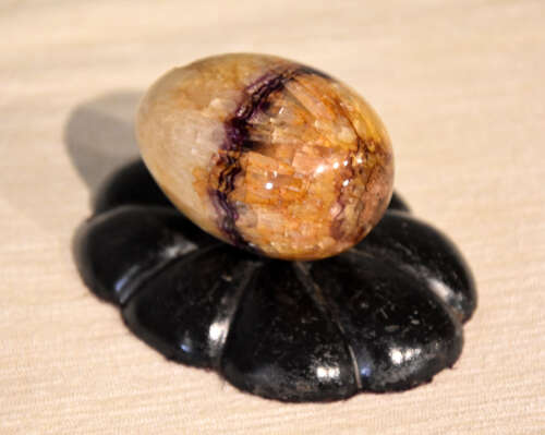 19th century Blue John egg desk weight