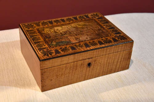 19th Century Sycamore Tunbridge ware Box
