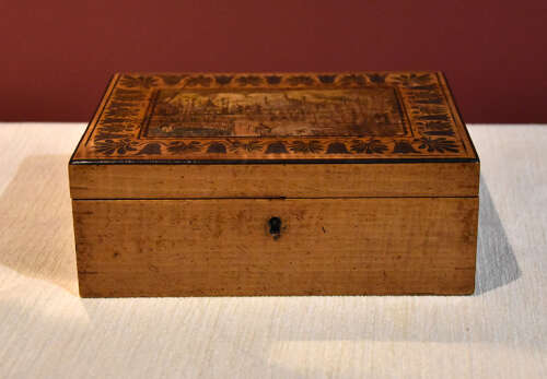 19th Century Sycamore Tunbridge ware Box