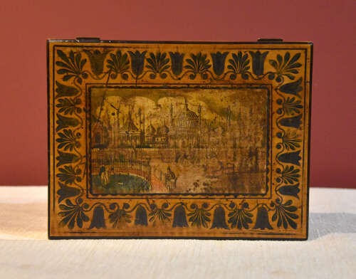 19th Century Sycamore Tunbridge ware Box