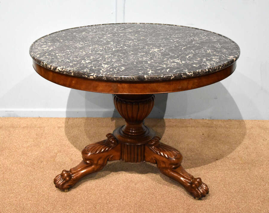 19th century mahogany French gueridon table