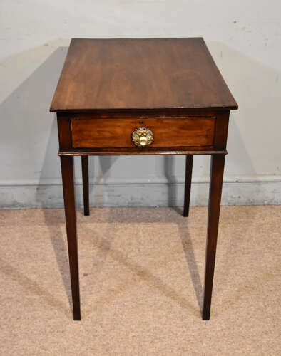 Regency period mahogany side table