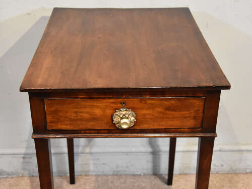 Regency period mahogany side table