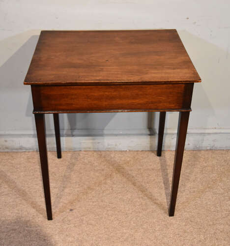 Regency period mahogany side table