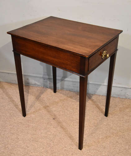 Regency period mahogany side table