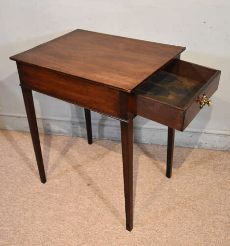 Regency period mahogany side table