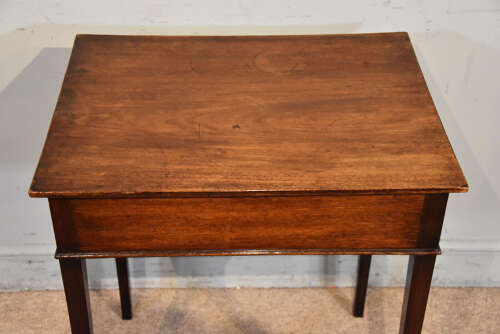 Regency period mahogany side table