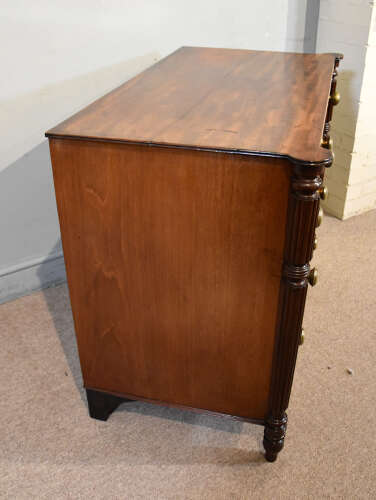Regency period mahogany chest of drawers