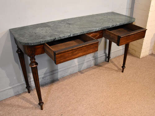 Regency period rosewood console table