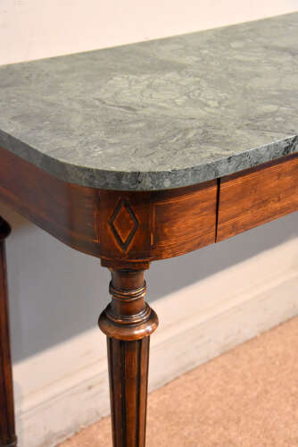 Regency period rosewood console table