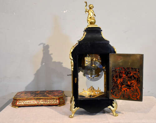 A good Boulle mantel clock