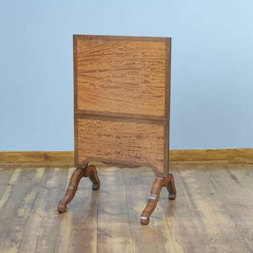 19th Century Satinwood Folding Tea Table attributed to the Firm of Maison Giroux