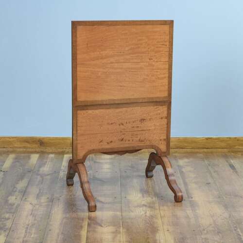 19th Century Satinwood Folding Tea Table attributed to the Firm of Maison Giroux