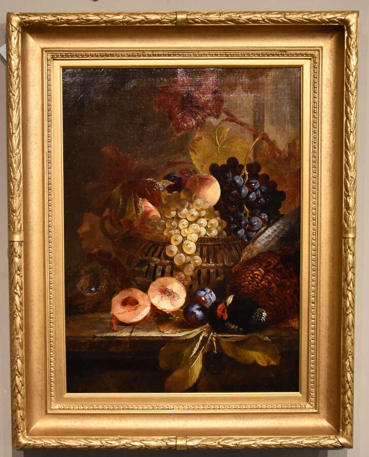 Oil Painting by William Henry Ward "A Larder View"