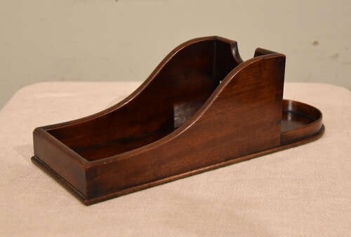 Georgian mahogany wine bottle holder