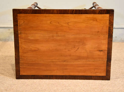 Regency fruitwood rosewood side table
