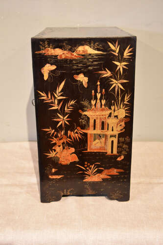 Regency Chinoiserie table cabinet